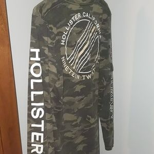 Hollister camo long sleeve